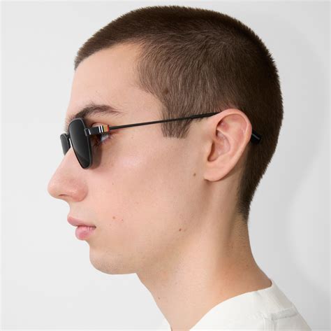 Icon Geometric Sunglasses in Black matte .